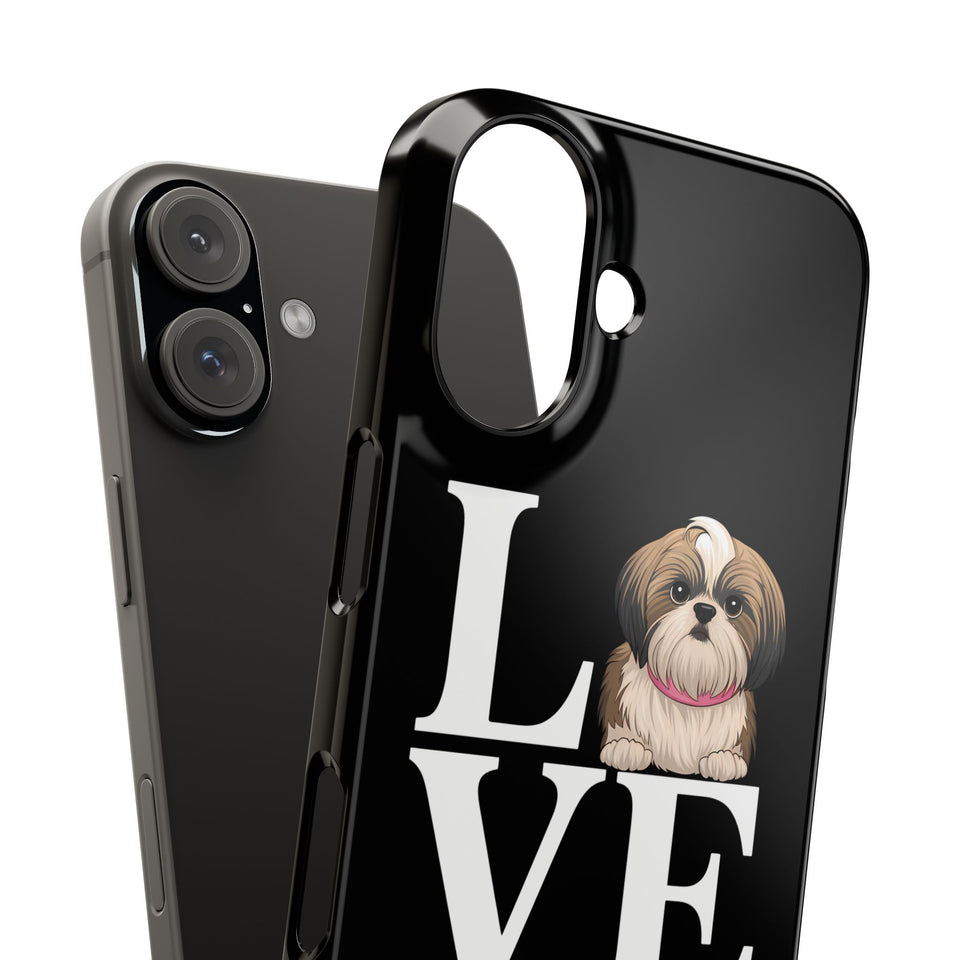 Premium Love Shih Tzu iPhone Case | Cute Shih Tzu Slim Phone Cases