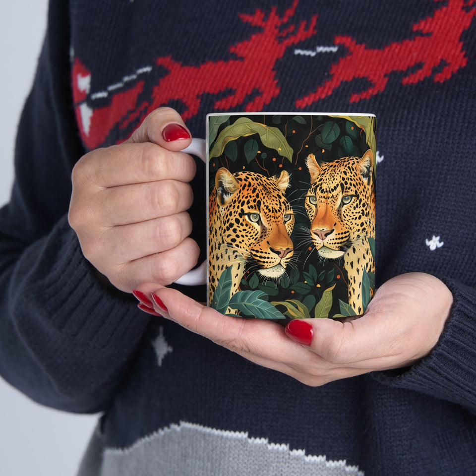 Leopard Mug | Leopard Gifts For Leopard Lovers | Leopard Presents | Leopard Ceramic Mug 11oz