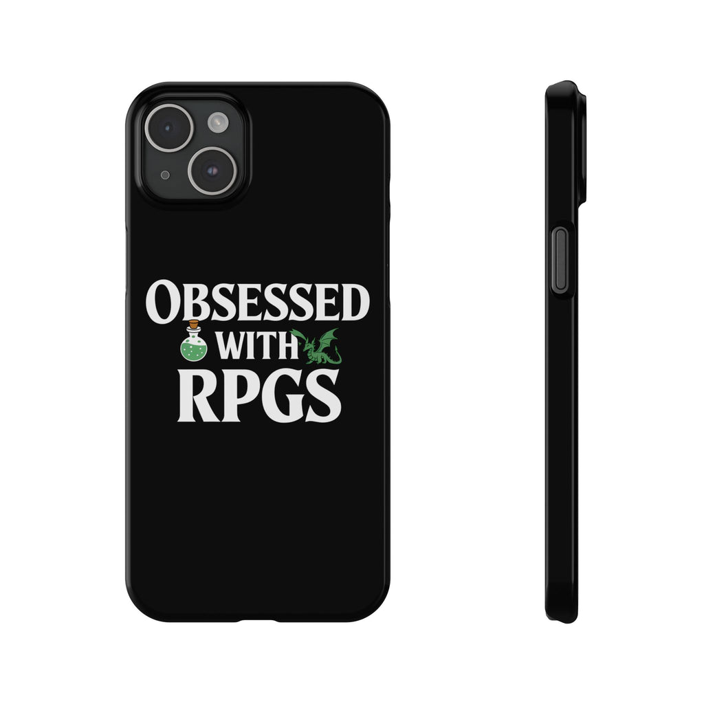 Premium Obsessed With RPGs iPhone Case | Role Playing Game Slim Phone Cases