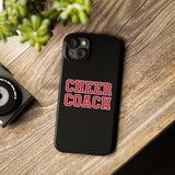 Premium Cheer Coach iPhone Case | Cheer Coach Gifts Slim Phone Cases Premium Cheer Coach iPhone Case | Cheer Coach Gifts Slim Phone Cases