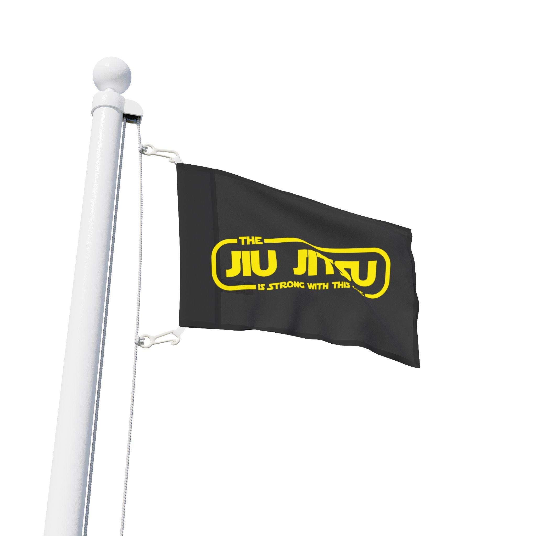 Brazilian Jiu Jitsu The Jiu-Jitsu Is Strong With This One Flag Banner | BJJ Flag