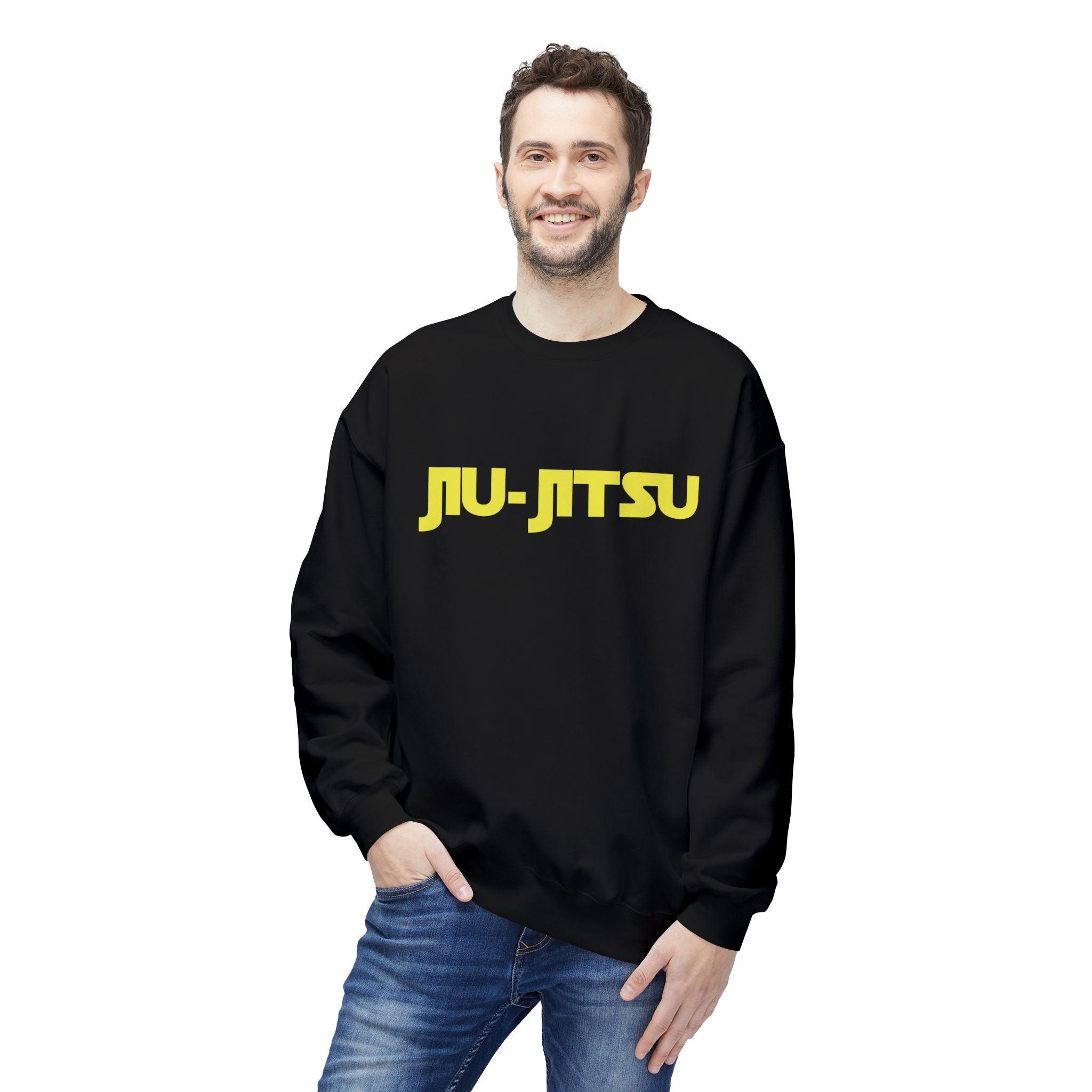 Brazilian Jiu Jitsu Sci Fi BJJ Unisex Midweight Softstyle Fleece Crewneck Sweatshirt Main image