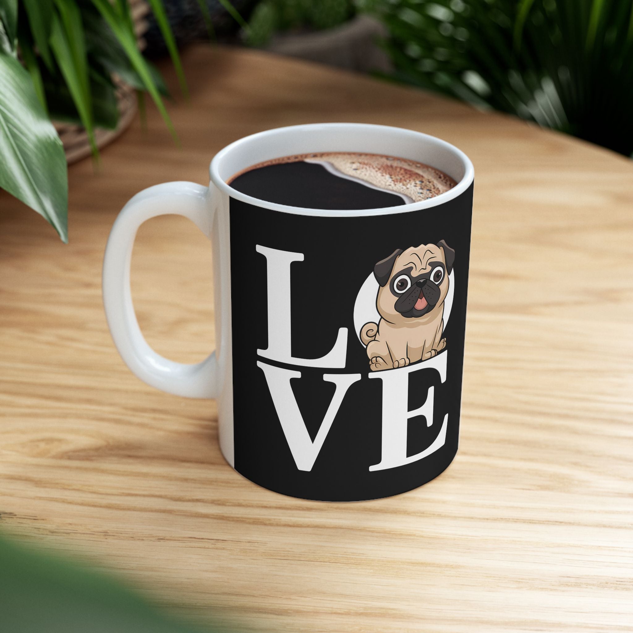 Love Pugs Ceramic Mug | Pug Gifts (11oz) Main image
