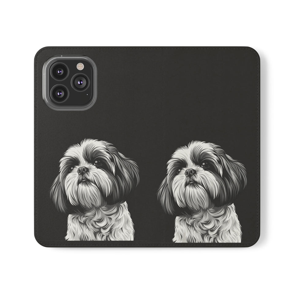 Shih Tzu Phone Case | Shih Tzu Wallet Phone Case | IPhone & Samsung Galaxy Shih Tzu Flip Cases
