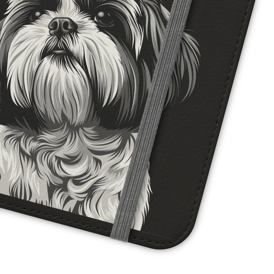 Shih Tzu Phone Case | Shih Tzu Wallet Phone Case | IPhone & Samsung Galaxy Shih Tzu Flip Cases