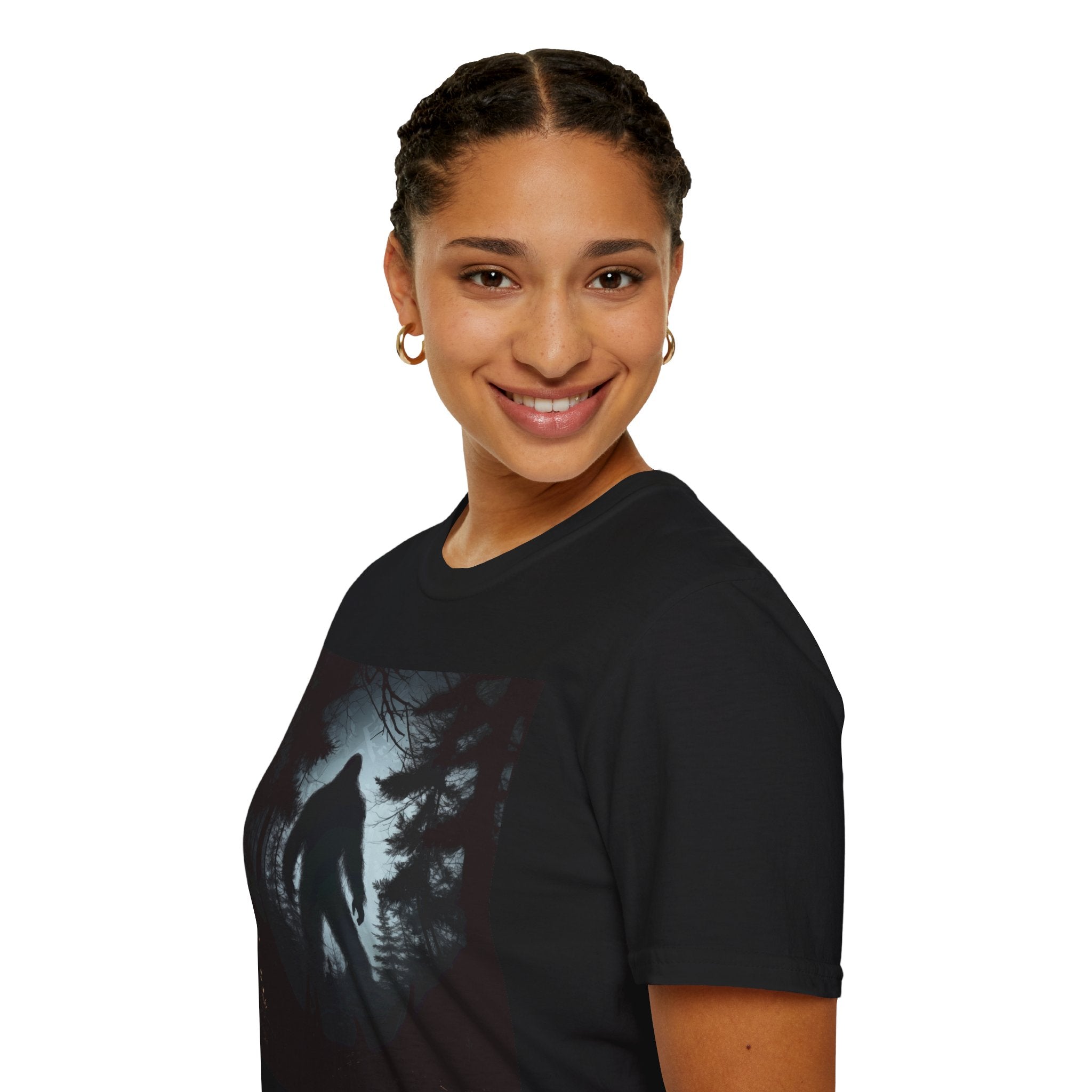 Bigfoot Shirt | Sasquatch Bigfoot T Shirt | Bigfoot Sasquatch Tee Shirt | Sasquatch Bigfoot Unisex Softstyle T-Shirt