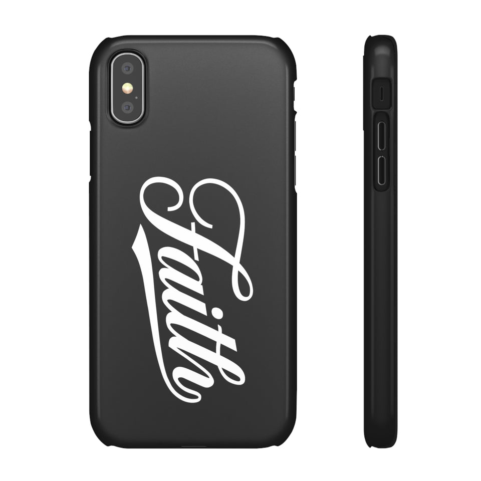 Faith In Jesus iPhone Christian Religion Phone Case | Jesus Faith Cross Phone Case | Faith Christian Cross iPhone & Samsung Galaxy Snap Cases