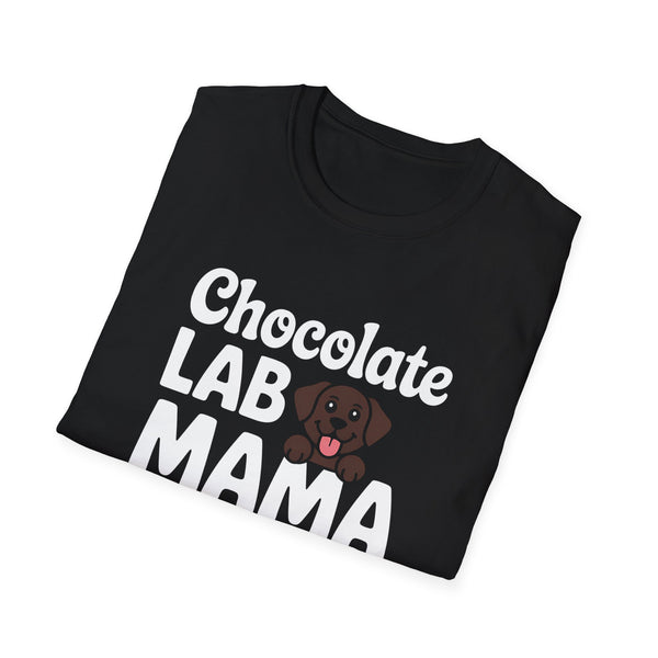 Chocolate Lab Mama T-Shirt - Chocolate Labrador Shirt