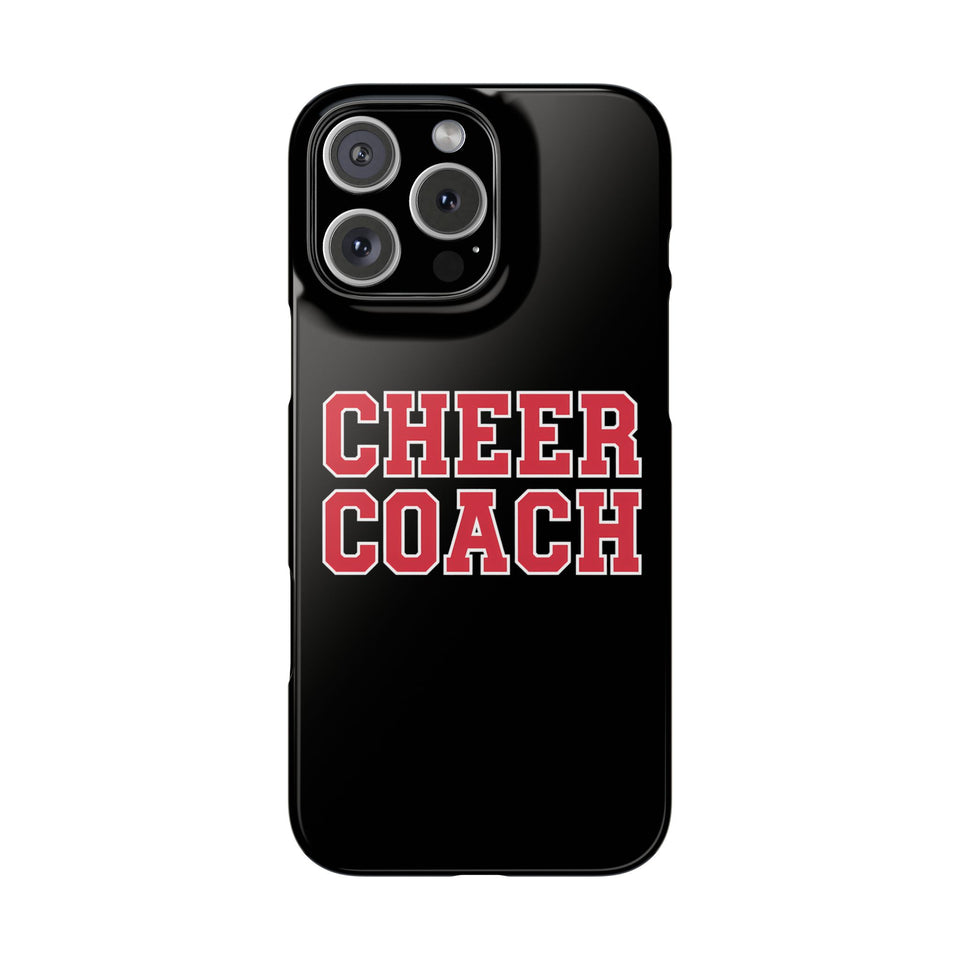 Premium Cheer Coach iPhone Case | Cheer Coach Gifts Slim Phone Cases