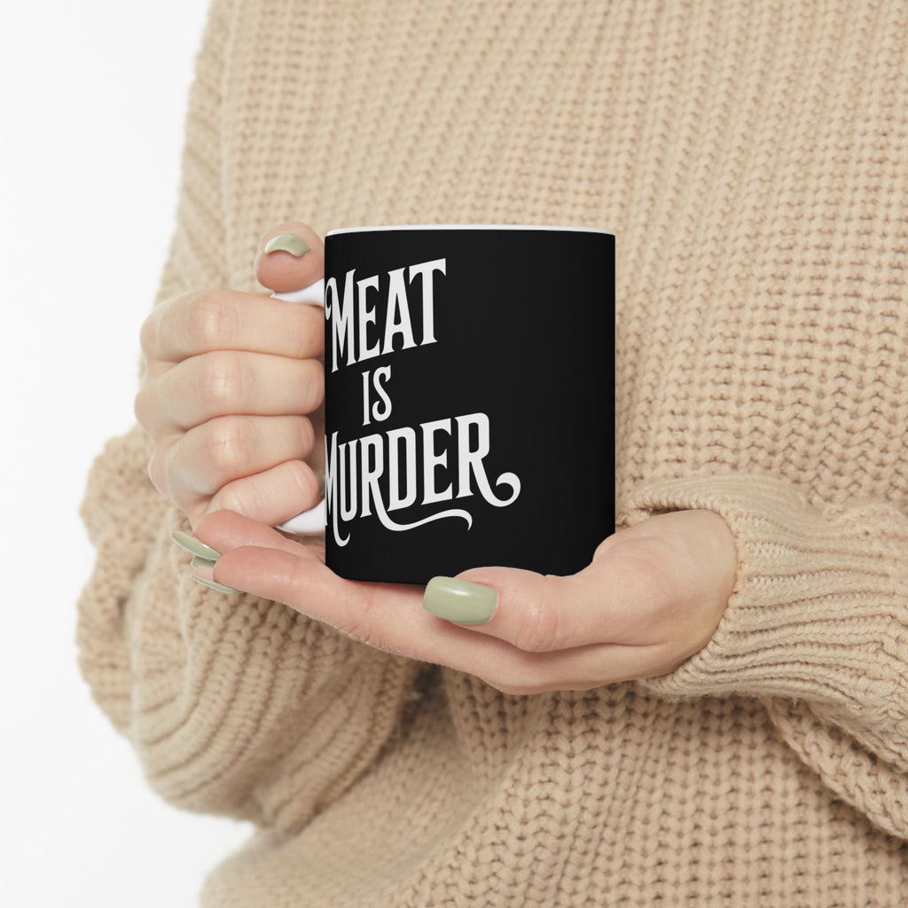 Vegan - Meat Is Murder 11oz/15oz 2 Ceramic Mug
