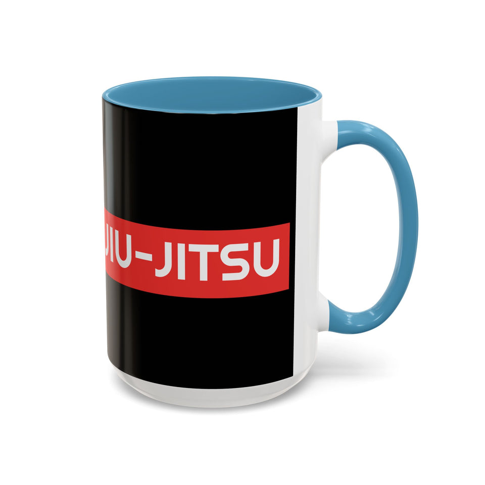 Brazilian Jiu Jitsu Surpassing | BJJ Accent Coffee Mug