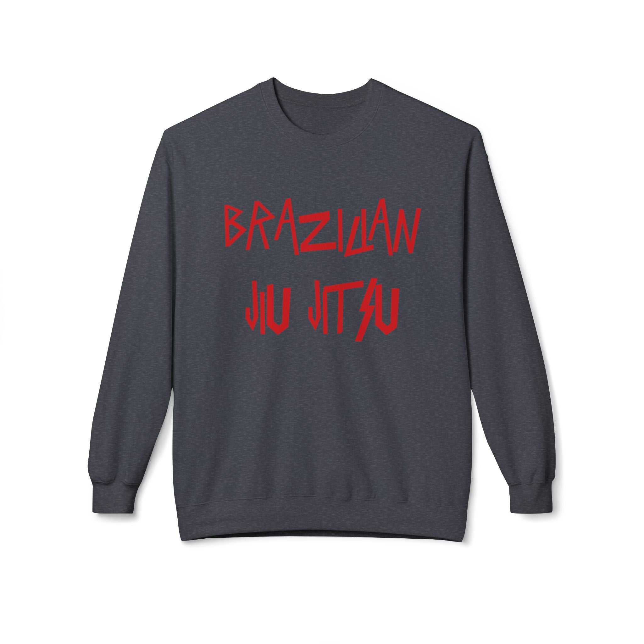 Brazilian Jiu Jitsu Slay BJJ Unisex Midweight Softstyle Fleece Crewneck Sweatshirt