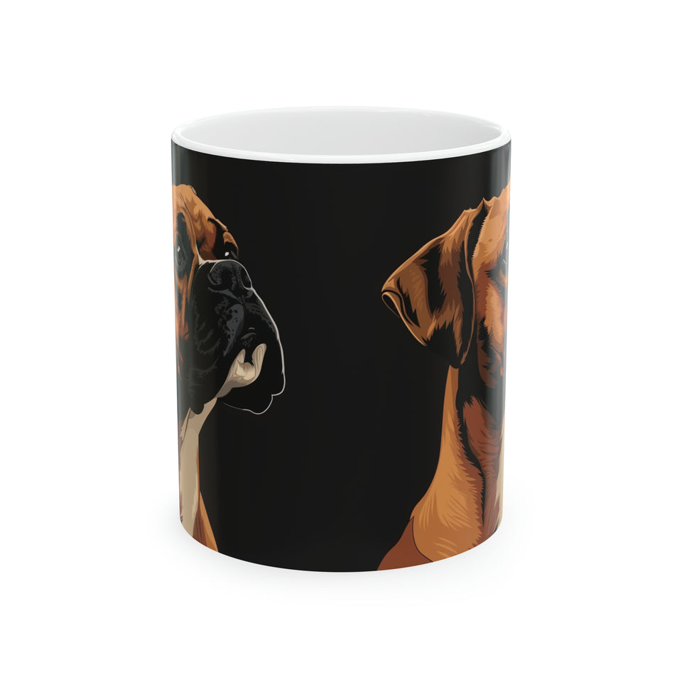 Cute Boxer Mug | Boxer Dog Coffee Mug | Cute Boxer Gifts | Funny Boxer Presents | Boxer Mug 2 11oz
