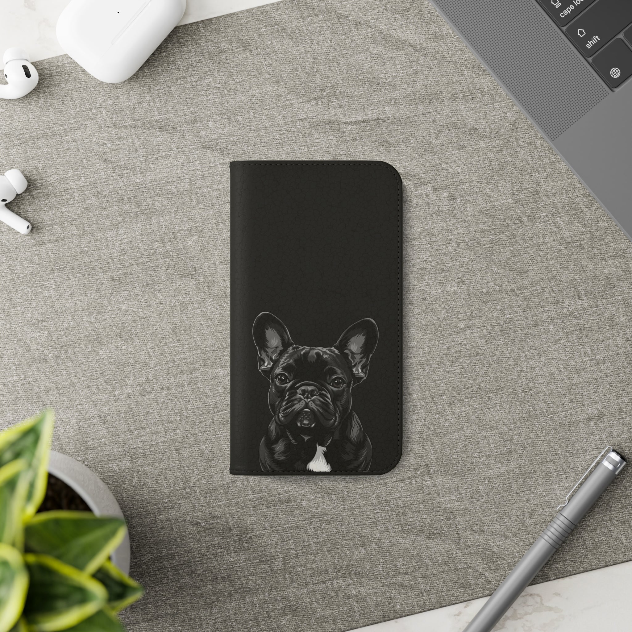 French Bulldog Phone Case | I Love My Frenchie Wallet Phone Case Gifts | IPhone & Samsung Galaxy French Bulldog Flip Cases