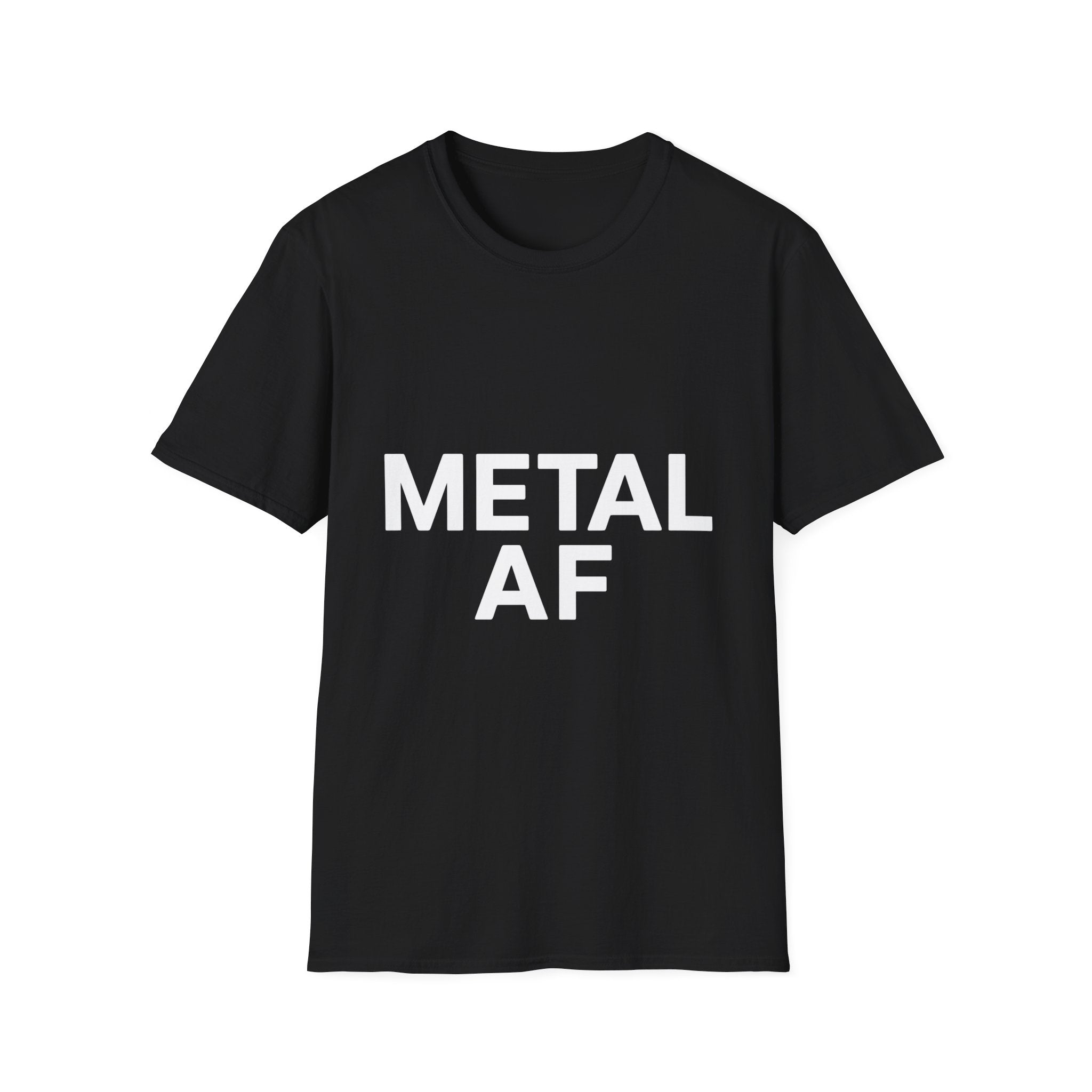 Metal AF Shirt | Metal Gift | Unisex Metalcore Metal Hardcore Rock T Shirt Main image