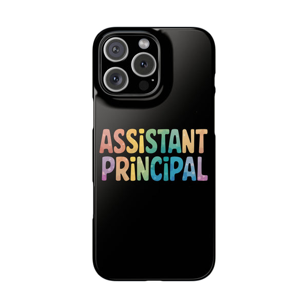 Premium Assistant Principal iPhone Case | Cute Assistant Principal Gifts Slim Phone Cases