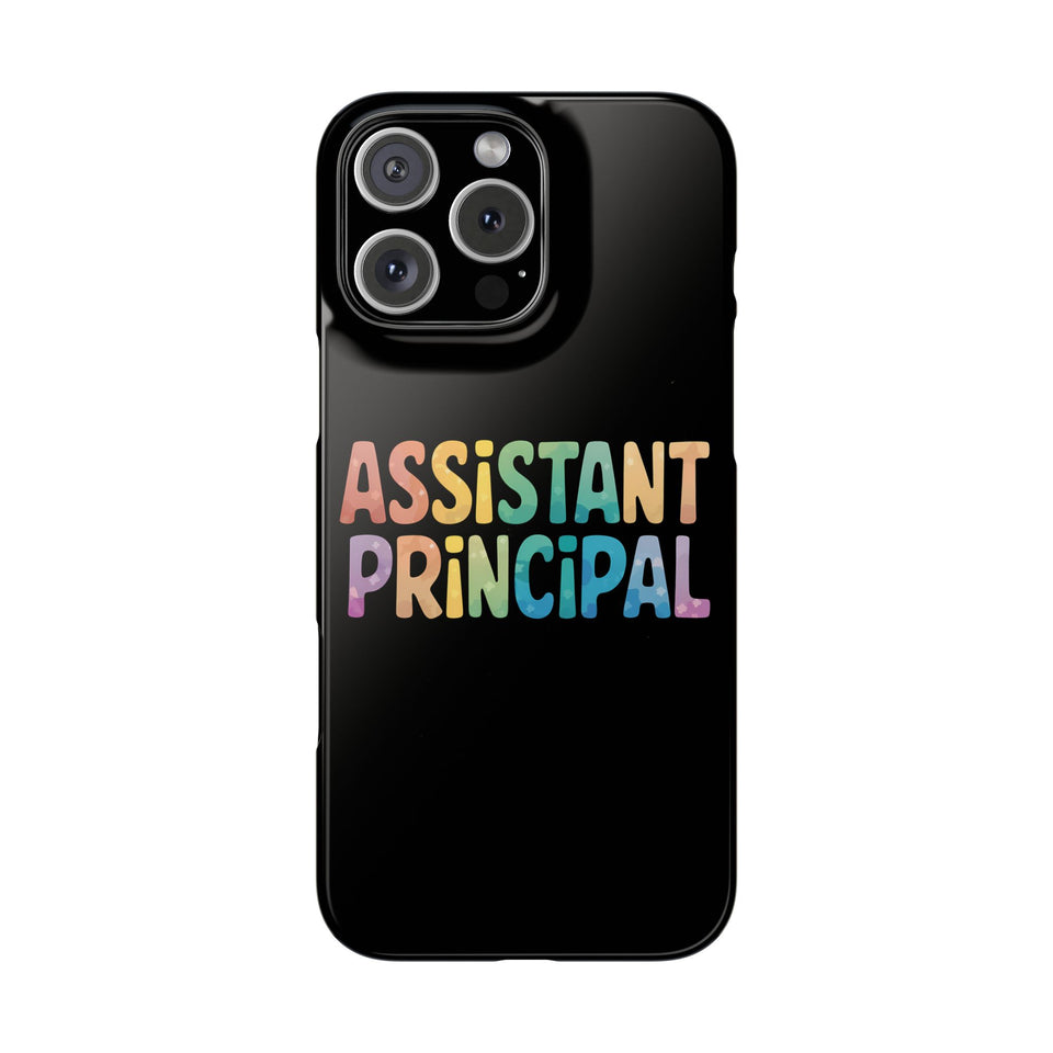 Premium Assistant Principal iPhone Case | Cute Assistant Principal Gifts Slim Phone Cases