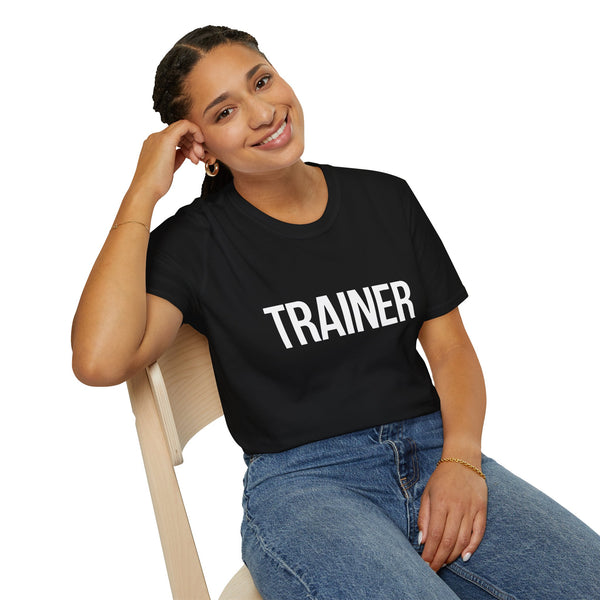 Trainer Unisex T-Shirt - Fitness Exercise Workout Apparel