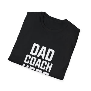 Dad Coach Hero T-Shirt Coach Dad Shirt Dad Coach Hero T-Shirt Coach Dad Shirt