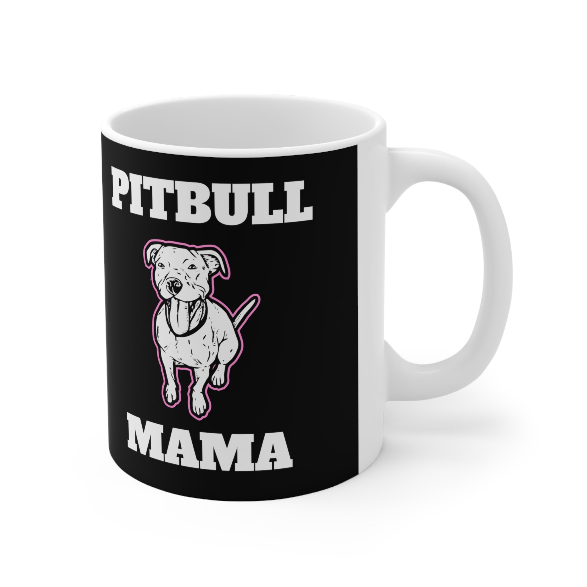 Pitbull Mama Mug 2 | Pomeranian Momma Coffee Mug | Pomeranian Gifts | Pomeranian Presents | Pitbull Mug 11oz