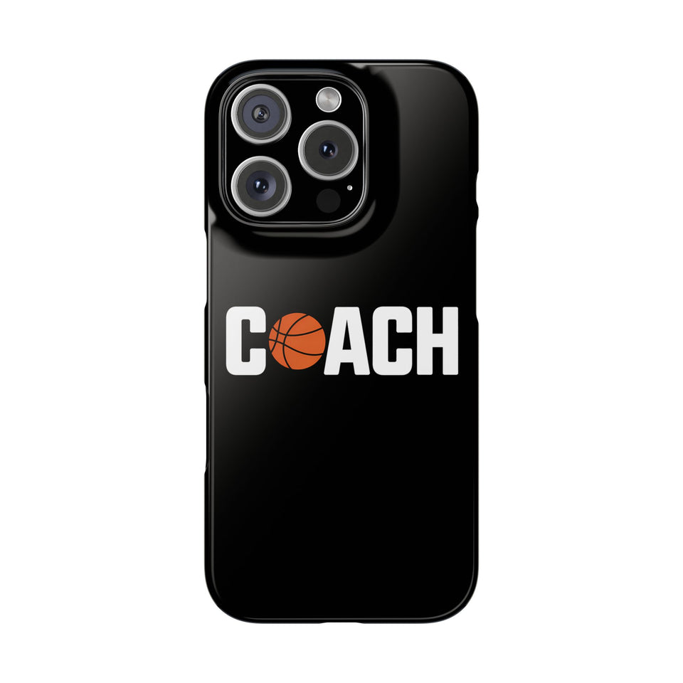 Premium Basketball Coach iPhone Case | Basketball Coach Gifts Slim Phone Cases