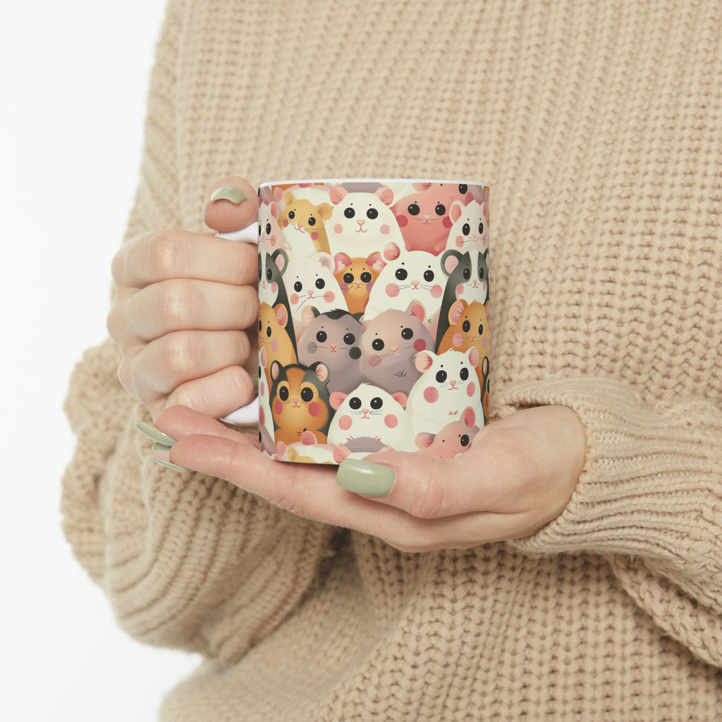 Funny Hamster Mug  | Kawaii Hamster Mom Coffee Mug | Cute Hamster Gift Coffee Mug 11oz
