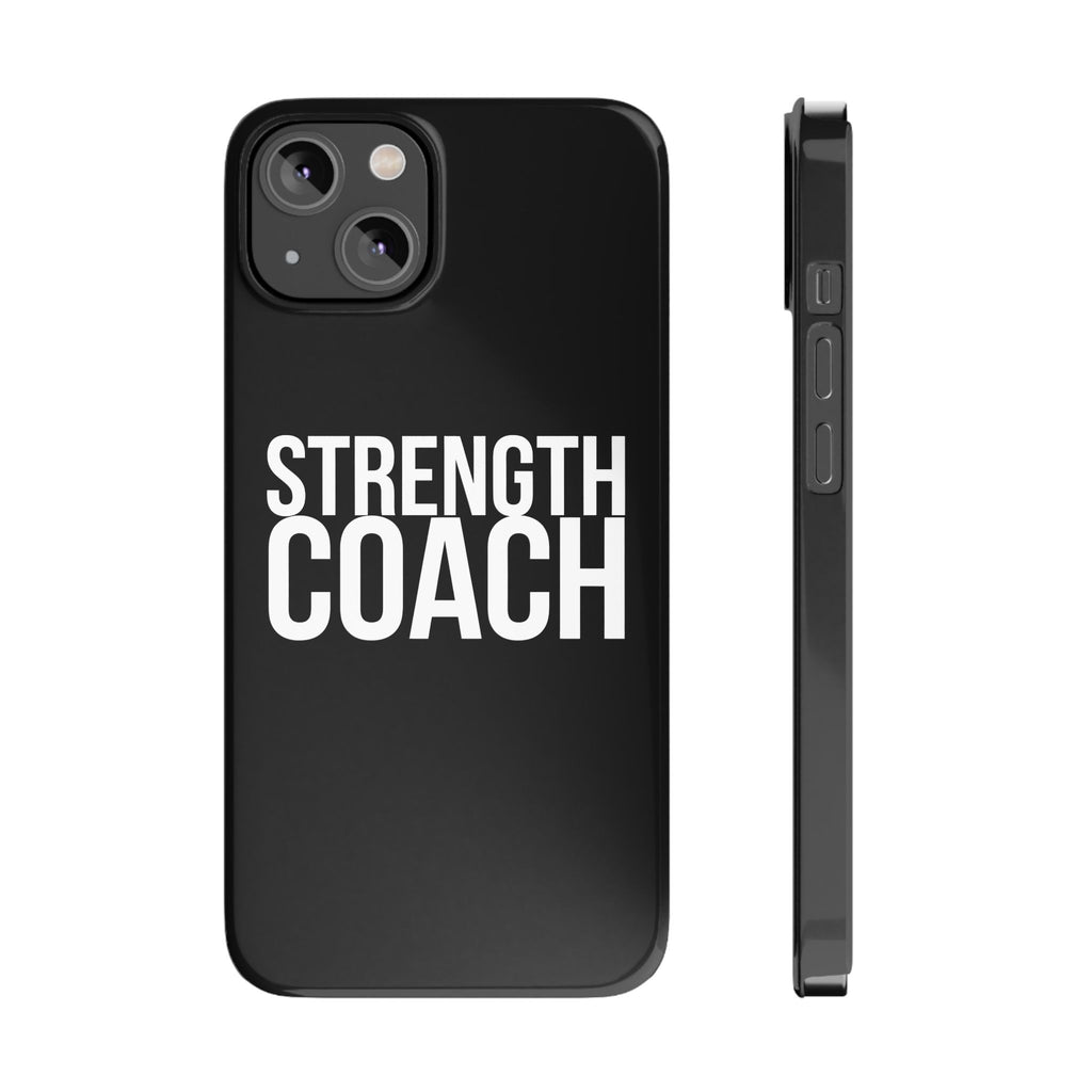 Premium Strength Coach iPhone Case | Strength Coach Gifts Slim Phone Cases