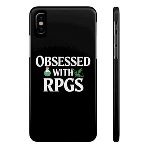 Premium Obsessed With RPGs iPhone Case | Role Playing Game Slim Phone Cases Premium Obsessed With RPGs iPhone Case | Role Playing Game Slim Phone Cases
