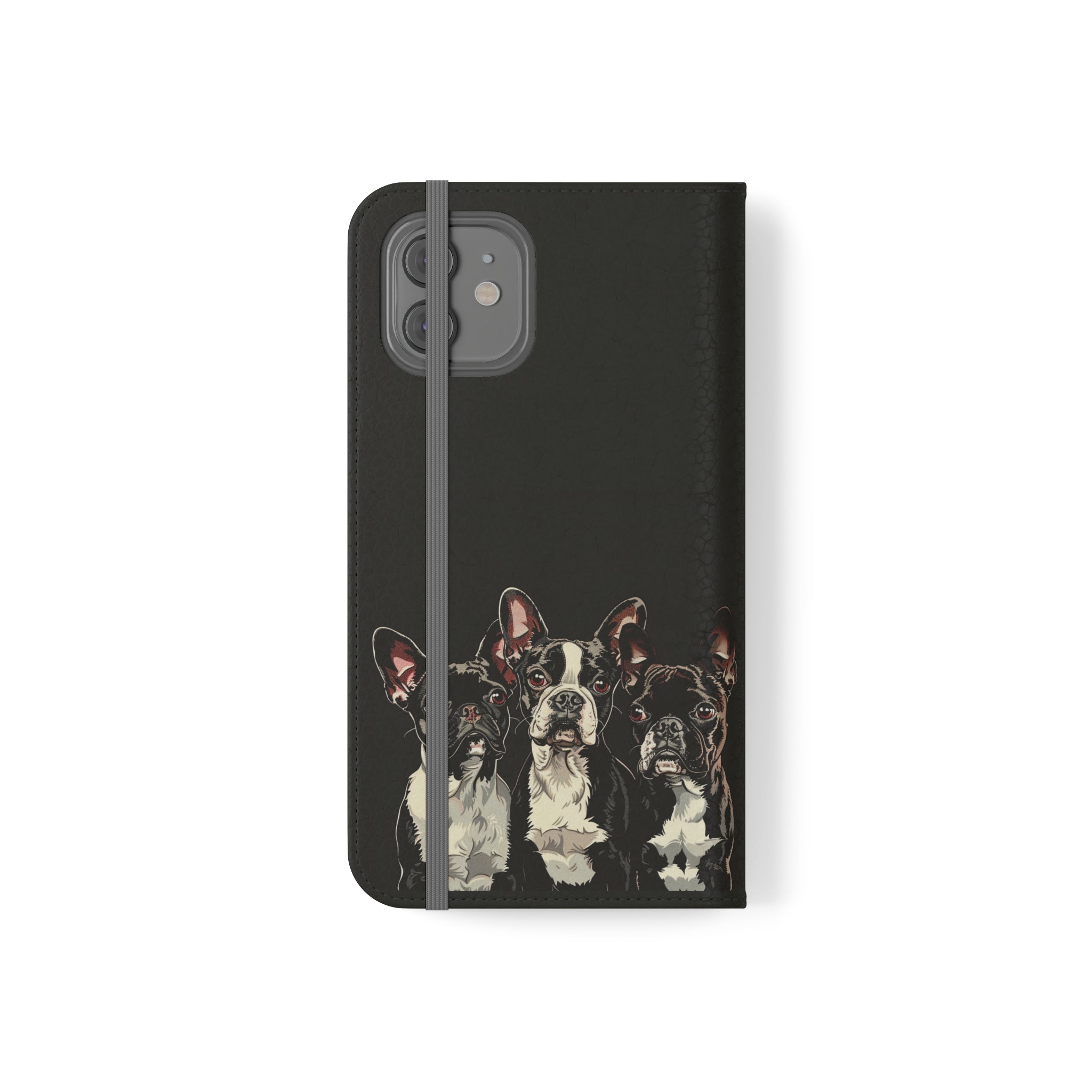 Boston Terrier Phone Case | Boston Terrier Wallet Phone Case | IPhone & Samsung Galaxy Boston Terrier Flip Cases