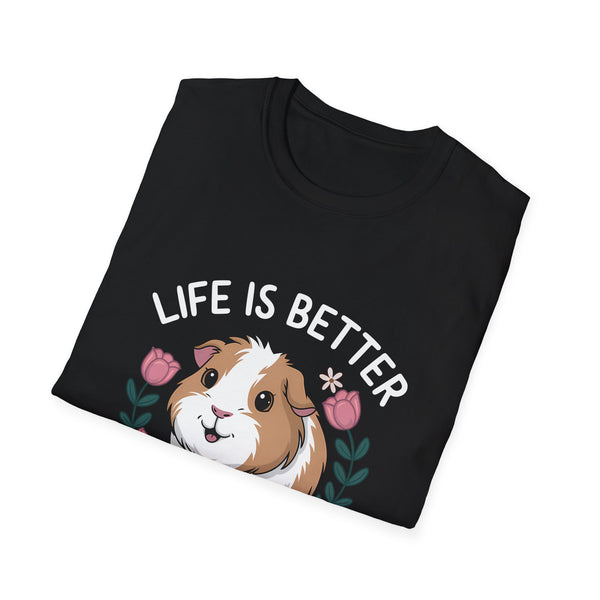 Guinea Pig T-Shirt - Life Is Better With A Guinea Pig Shirt 2
