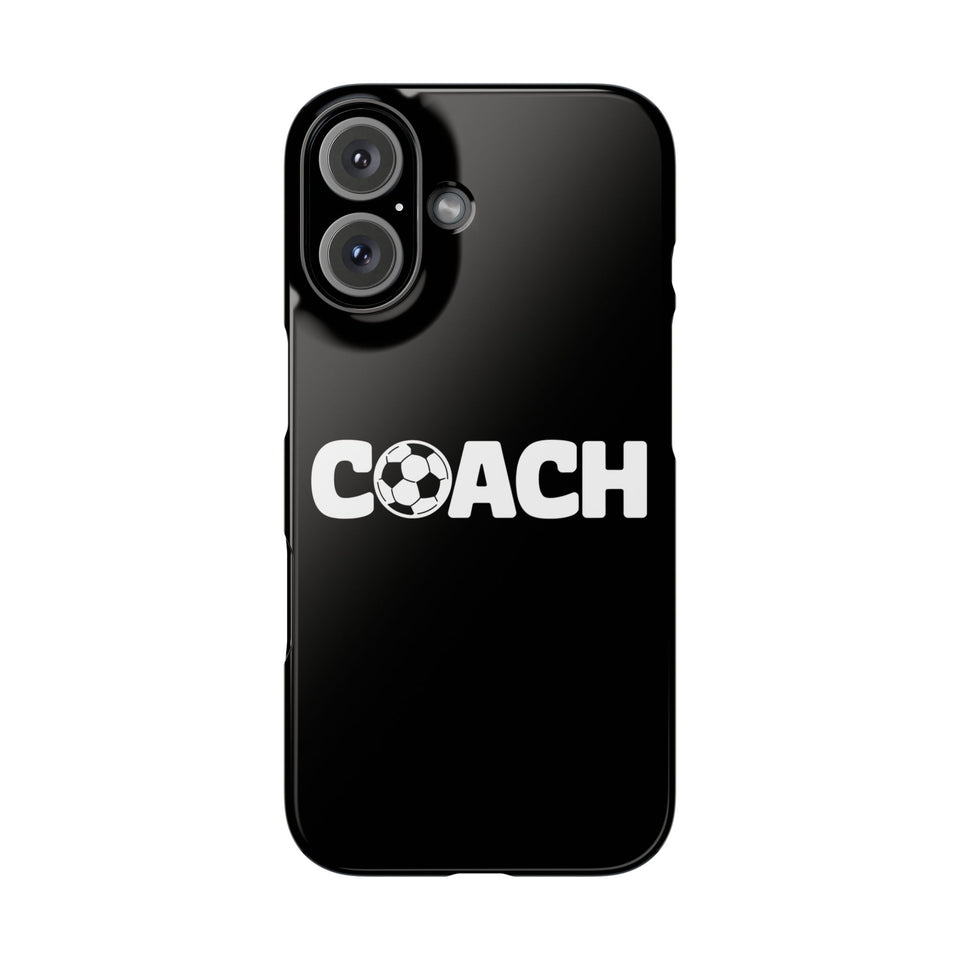Premium Soccer Coach iPhone Case | Soccer Coach Gifts Slim Phone Cases