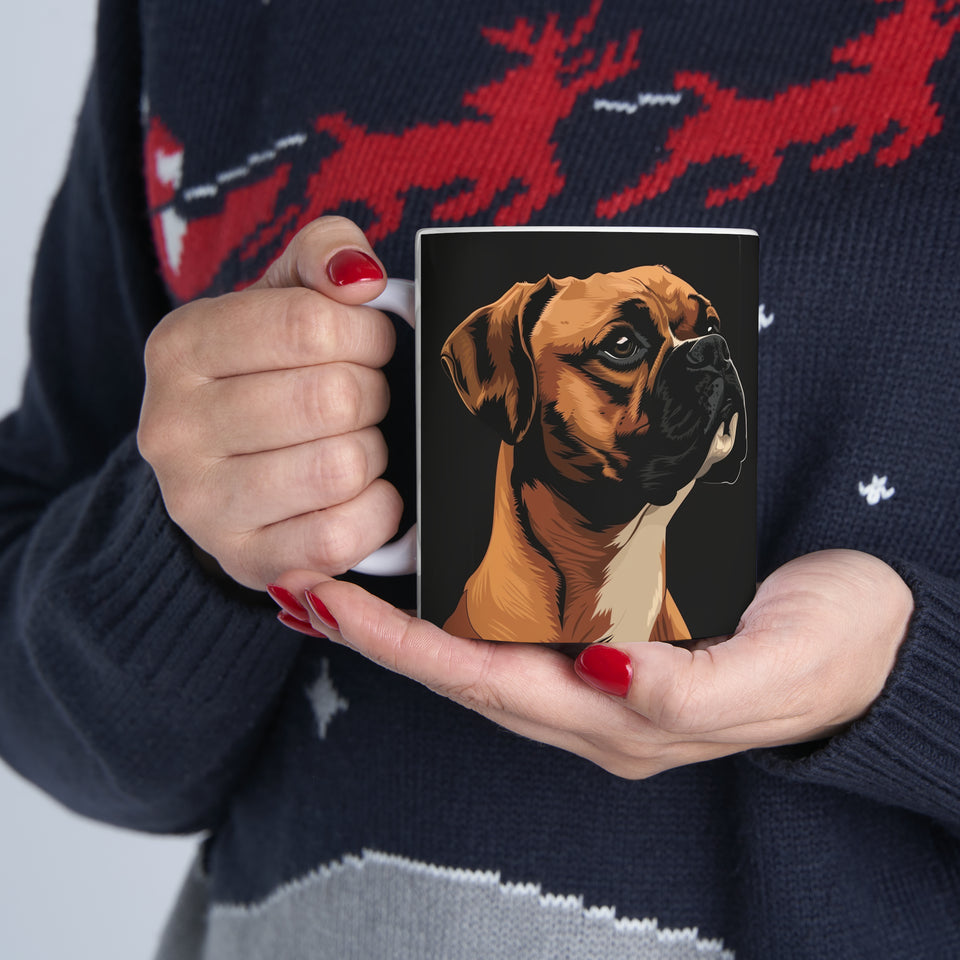 Cute Boxer Mug | Boxer Dog Coffee Mug | Cute Boxer Gifts | Funny Boxer Presents | Boxer Mug 2 11oz