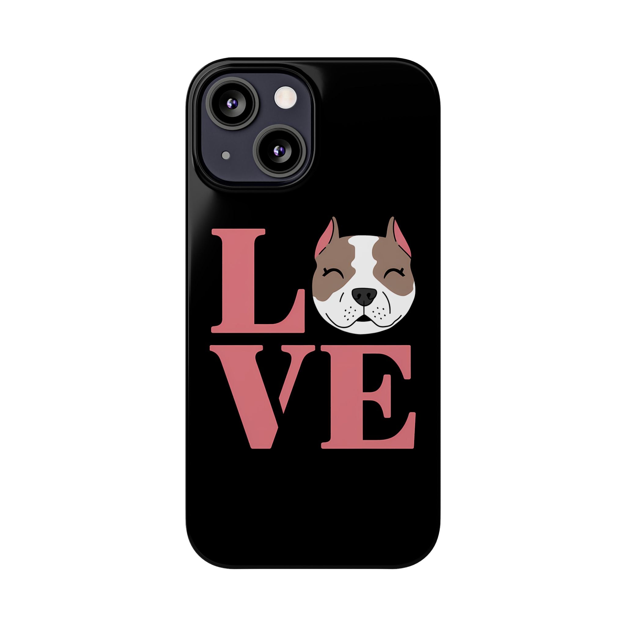 Premium Love Pitbulls iPhone Case | Pitbull Gifts Slim Phone Cases