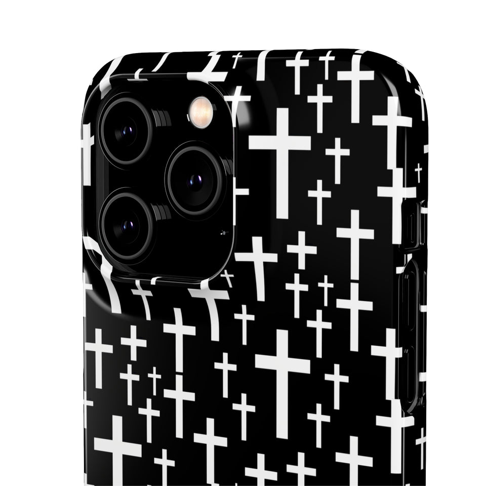 Faith In Jesus iPhone Christian Religion Phone Case | Faith Cross Phone Case | Christian Cross iPhone & Samsung Galaxy Snap Cases