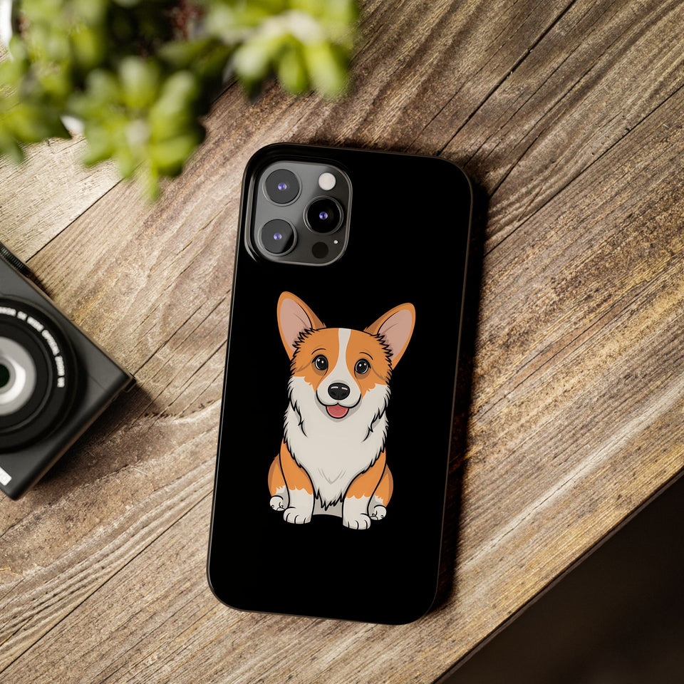 Cute Corgi Slim iPhone Case | Corgi Gift iPhone Case