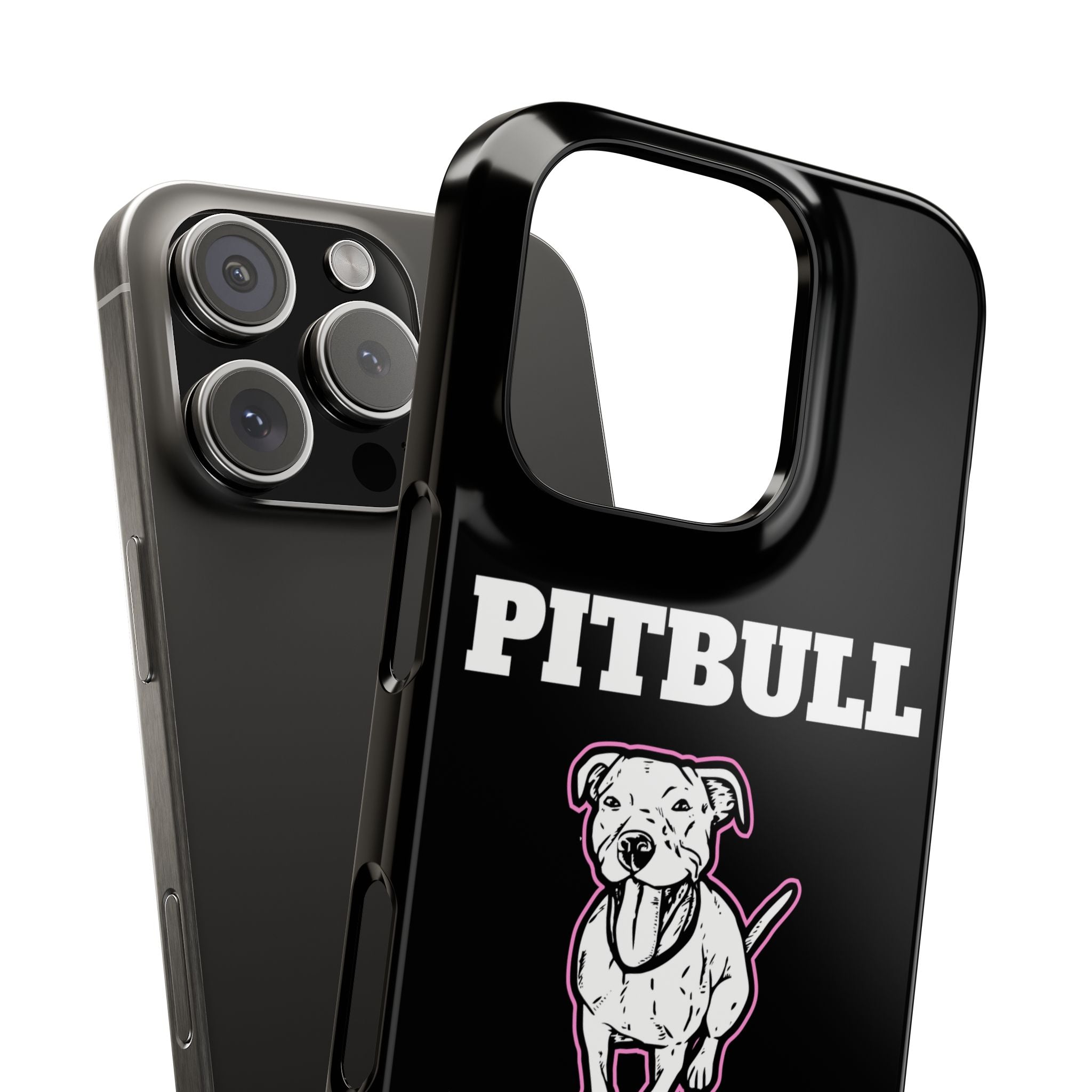 Premium Pitbull Mama 2 iPhone Case | Pitbull Gifts Slim Phone Cases