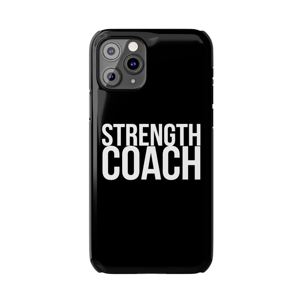 Premium Strength Coach iPhone Case | Strength Coach Gifts Slim Phone Cases
