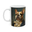 Classical Painting French Bulldog Mug | Frenchie Coffee Mug | Cute French Bulldog Gift | Funny Frenchie Presents | French Bulldog Mug 2 11oz