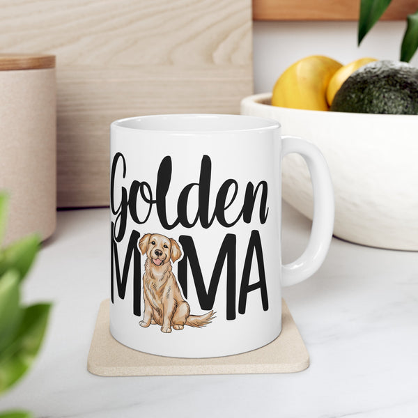 Golden Mama Mug Golden Retriever Gift | Golden Retriever Coffee Mug | Golden Retriever Gift Ideas Mug 11oz