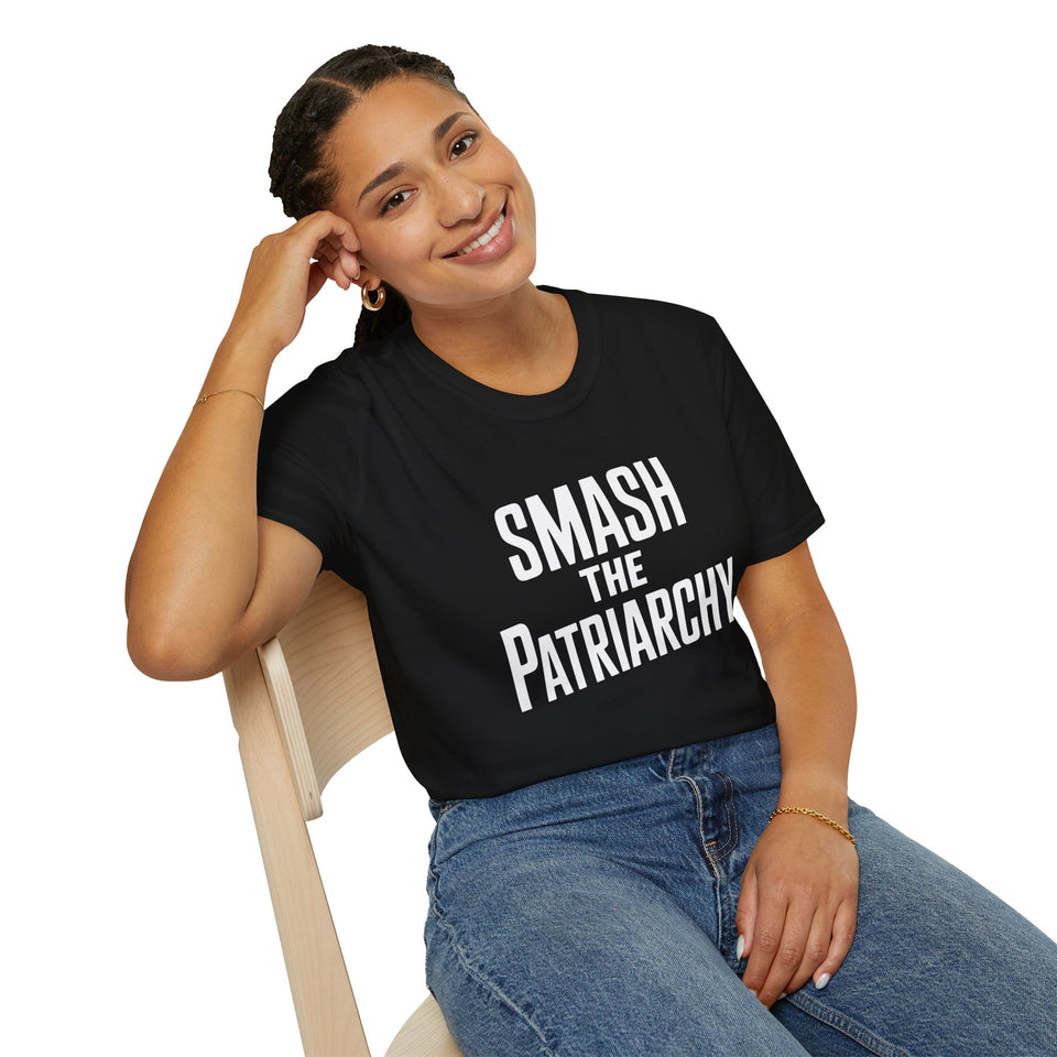 Smash the Patriarchy Feminism - Unisex Softstyle Feminist T-Shirt