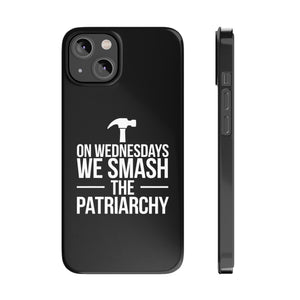 Premium On Wednesdays We Smash The Patriarchy iPhone Case | Feminist Gifts Slim Phone Cases Premium On Wednesdays We Smash The Patriarchy iPhone Case | Feminist Gifts Slim Phone Cases