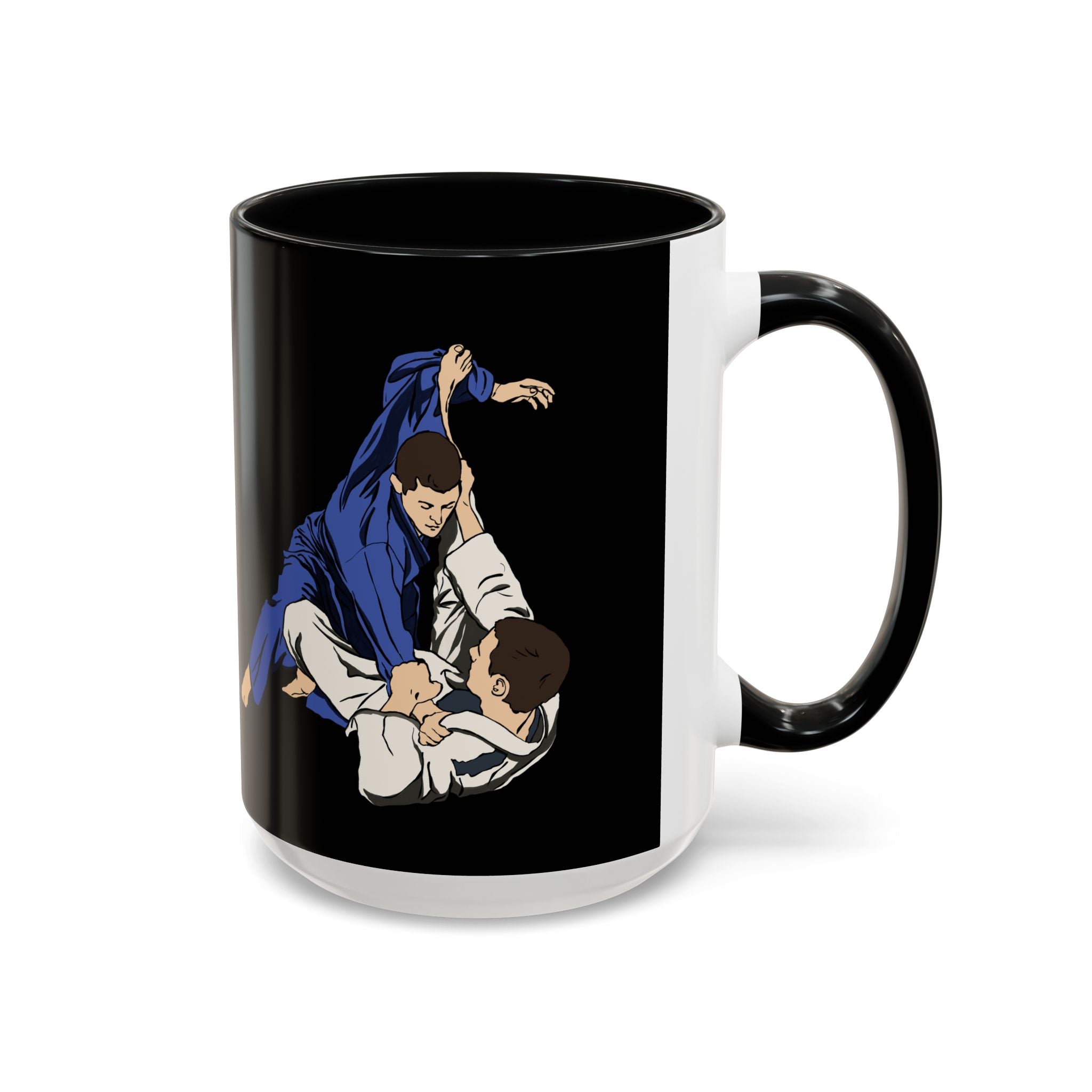 Brazilian Jiu Jitsu Rolling | BJJ Accent Coffee Mug