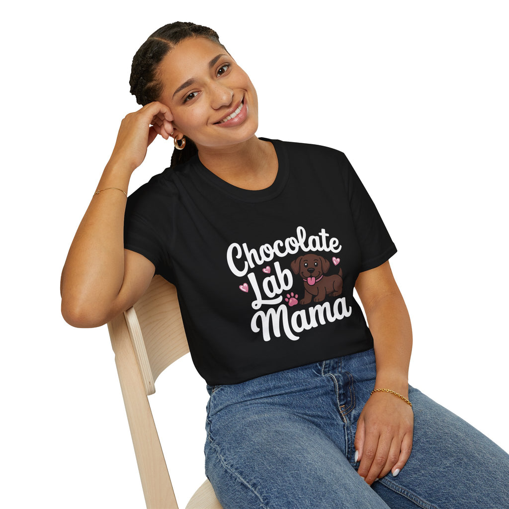 Chocolate Lab Mama T-Shirt - Chocolate Labrador 2 Shirt
