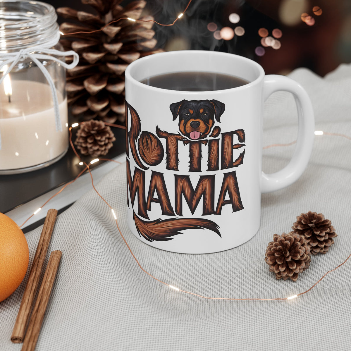 Rottie Mama Rottweiler Mug 2 | Rottweiler Gifts | Gifts For Rottweiler Ceramic Mug 11oz