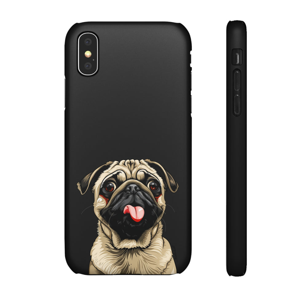 Pug Phone Case | I Love My Pug Phone Case | Pug iPhone & Samsung Galaxy Snap Cases