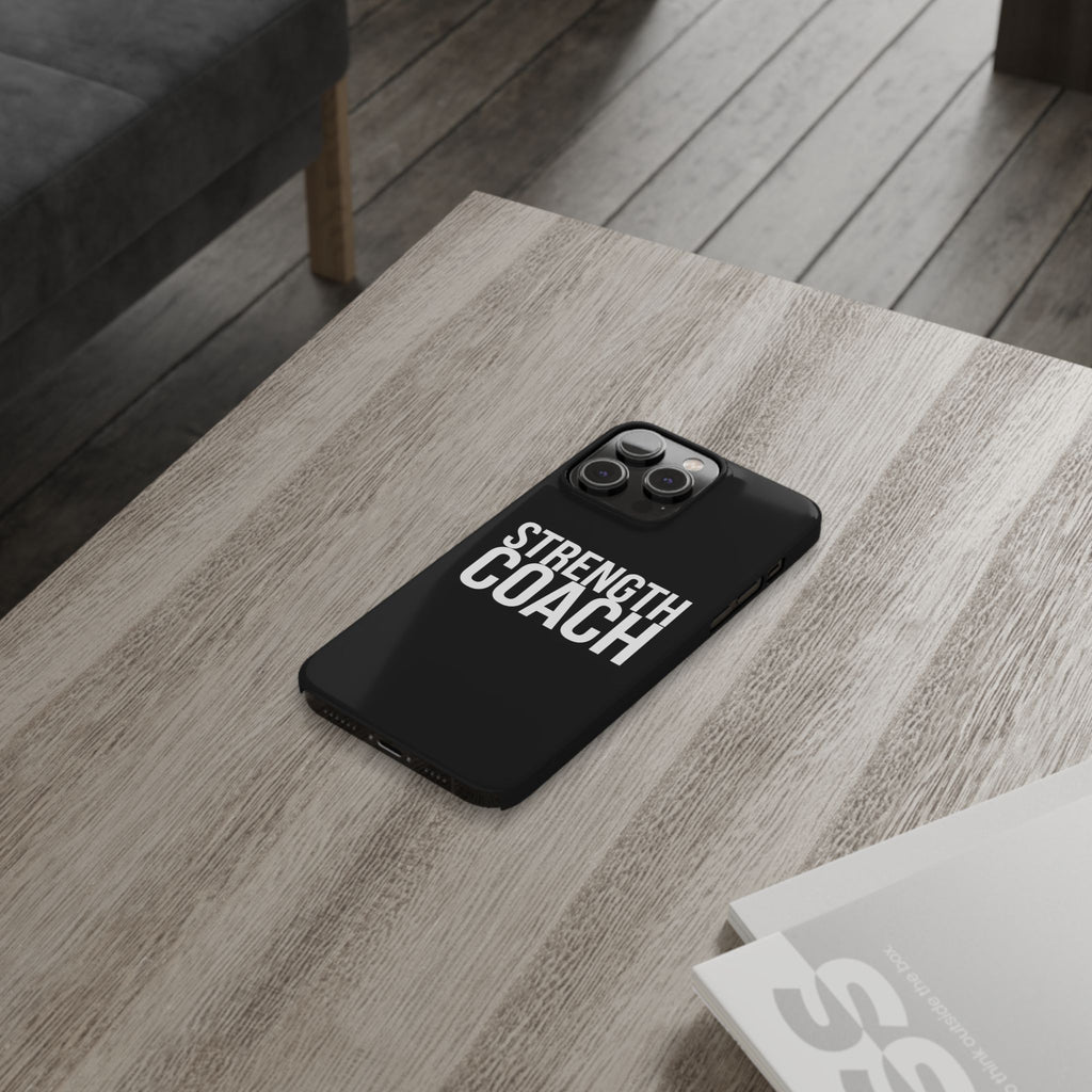 Premium Strength Coach iPhone Case | Strength Coach Gifts Slim Phone Cases