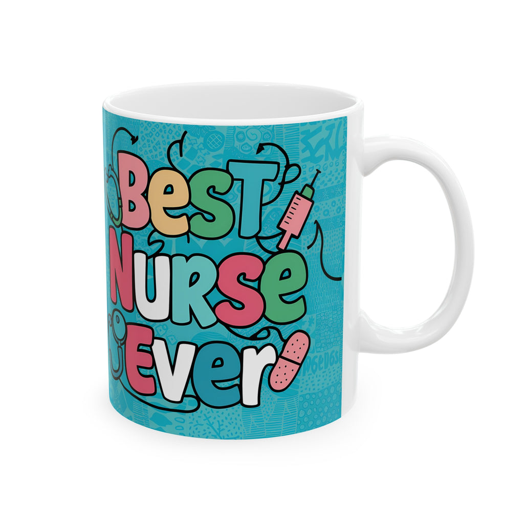 Best Nurse Ever Mug | Nurse Gift | Nurse Coffee Mug | Nurse Gift Ideas Mug 11oz 4
