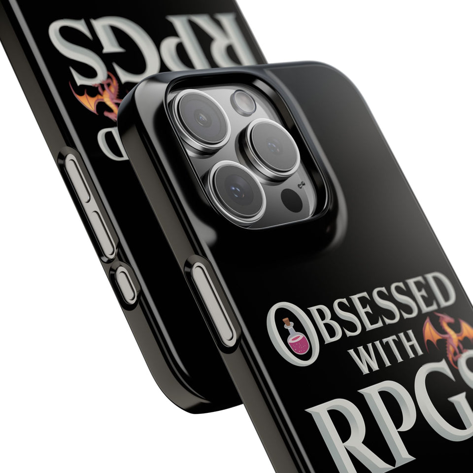 Premium Obsessed With RPGs iPhone Case | Fantasy Role Playing Game Slim Phone Cases