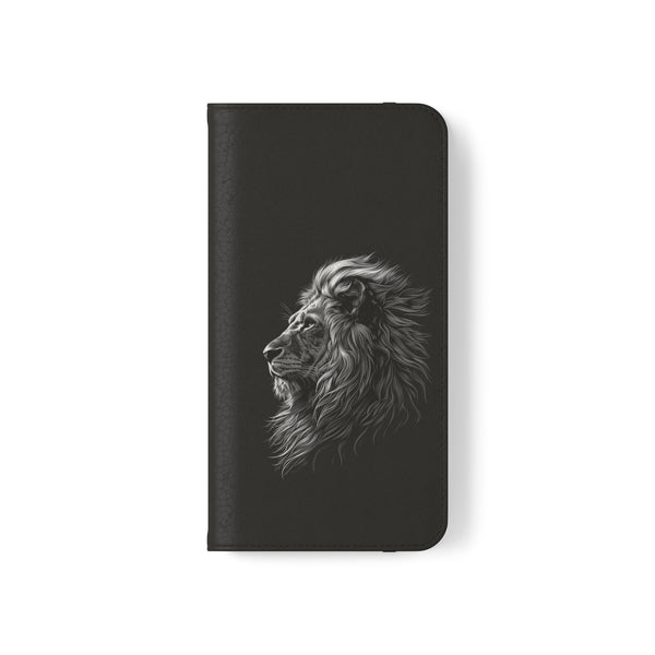 Lion Phone Case | Lion Wallet Phone Case Gifts | IPhone & Samsung Galaxy Lion Flip Cases