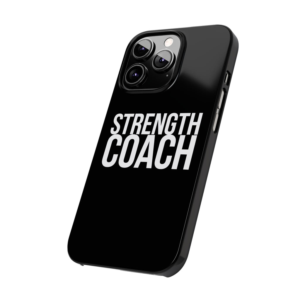 Premium Strength Coach iPhone Case | Strength Coach Gifts Slim Phone Cases